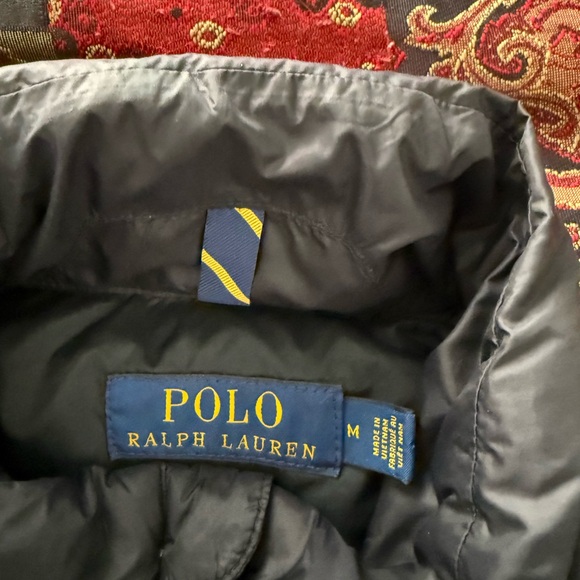 Polo Ralph Lauren Performance Water-Repellent Black Puffer Down Jacket Vest - Picture 4 of 5